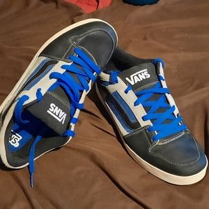 Blue Checkered Vans sz 13